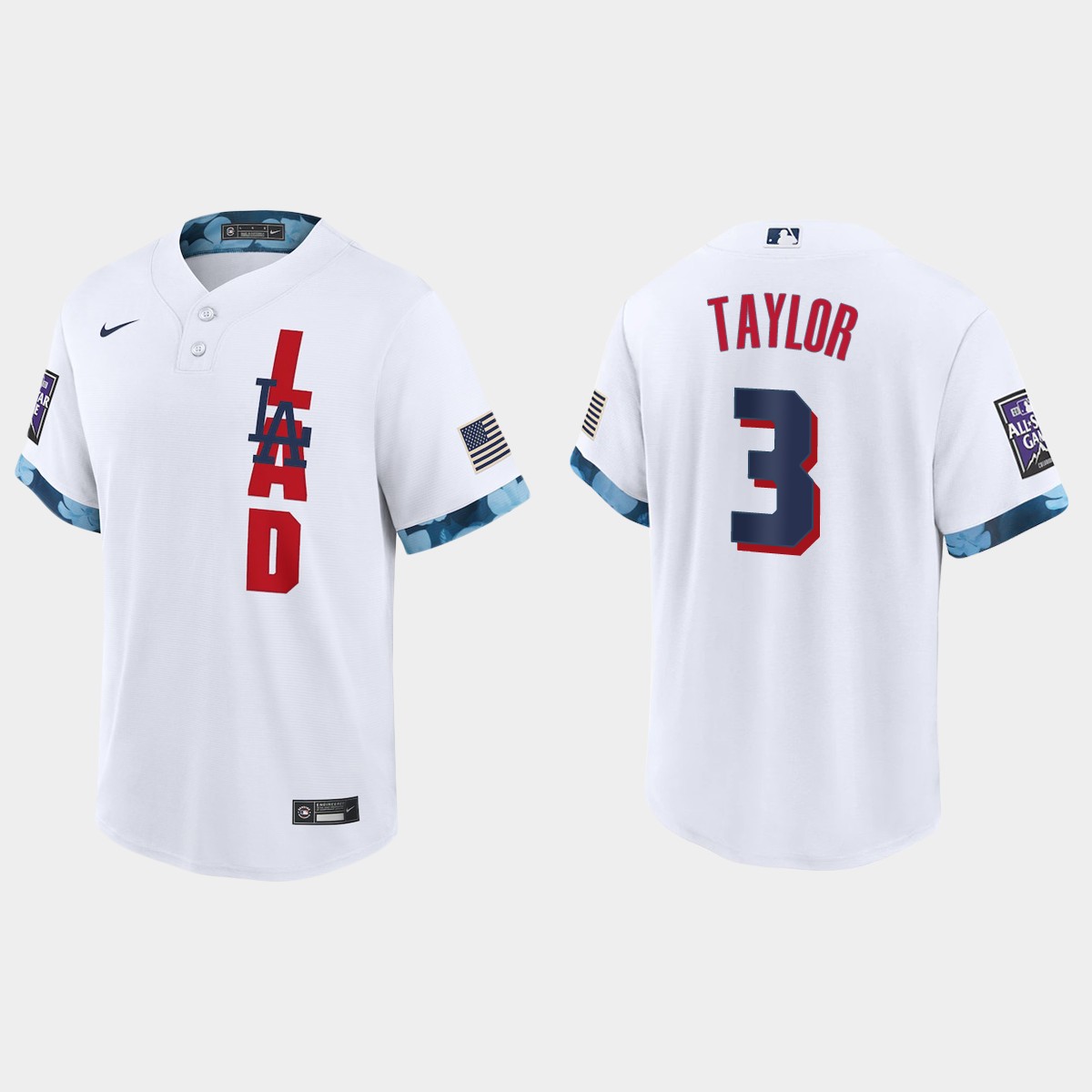 Chris Taylor Los Angeles Dodgers 2021 MLB All-Star Game Jersey - White