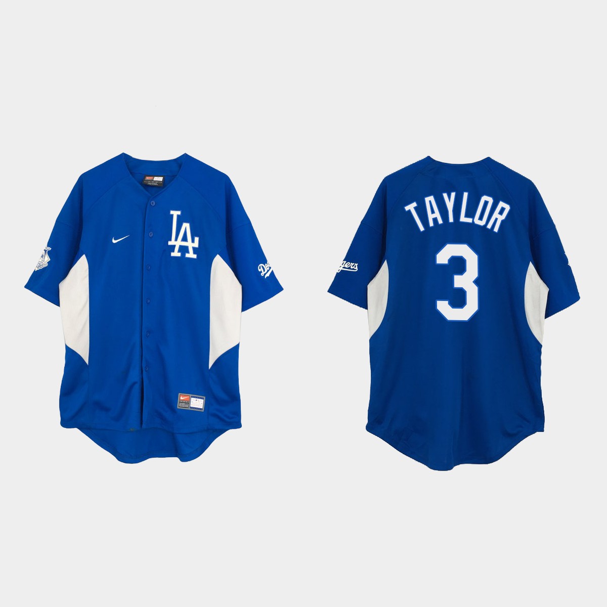 Chris Taylor Los Angeles Dodgers Vintage  Jersey - Royal