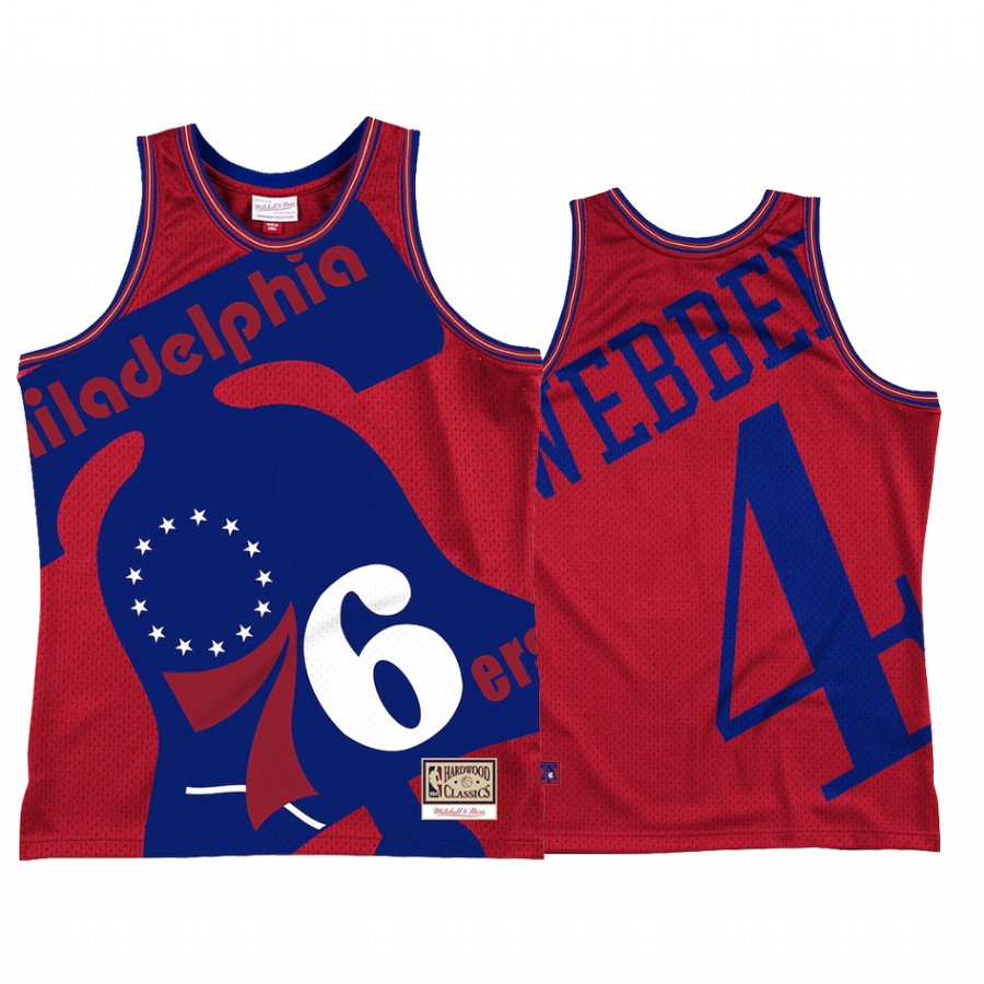 Chris Webber #4 Philadelphia 76ers Blown Out Fashion Jersey Red