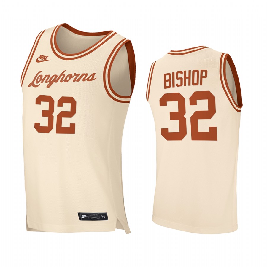 Christian Bishop Texas Longhorns White Jersey Retro 2021 Top Transfers