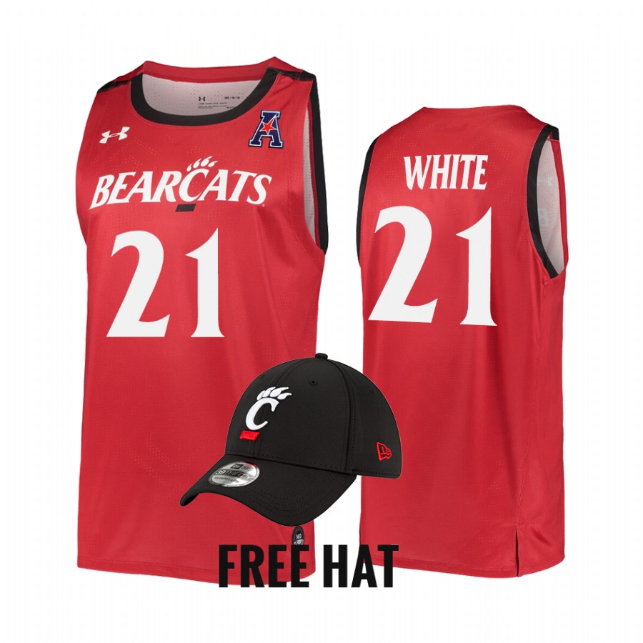 Cincinnati Bearcats James White Jersey College  Red Alumni Uniform