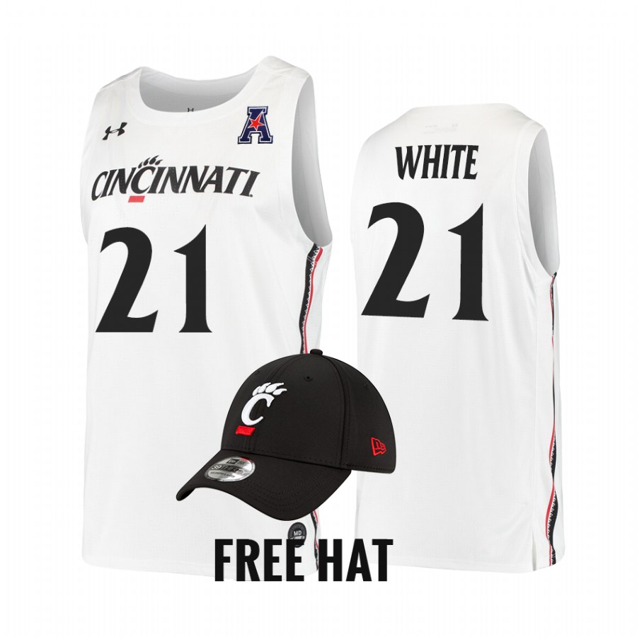 Cincinnati Bearcats James White Jersey College  White Alumni Uniform