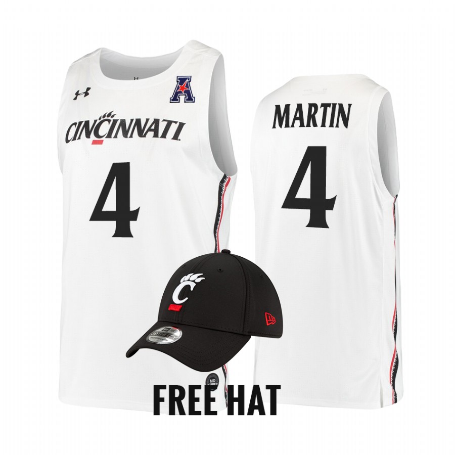 Cincinnati Bearcats Kenyon Martin Jersey College  White Alumni Uniform