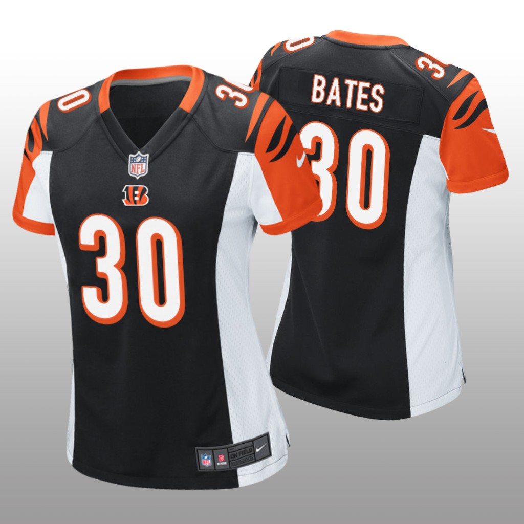Cincinnati Bengals #30 Black Jessie Bates III Game Jersey - Women