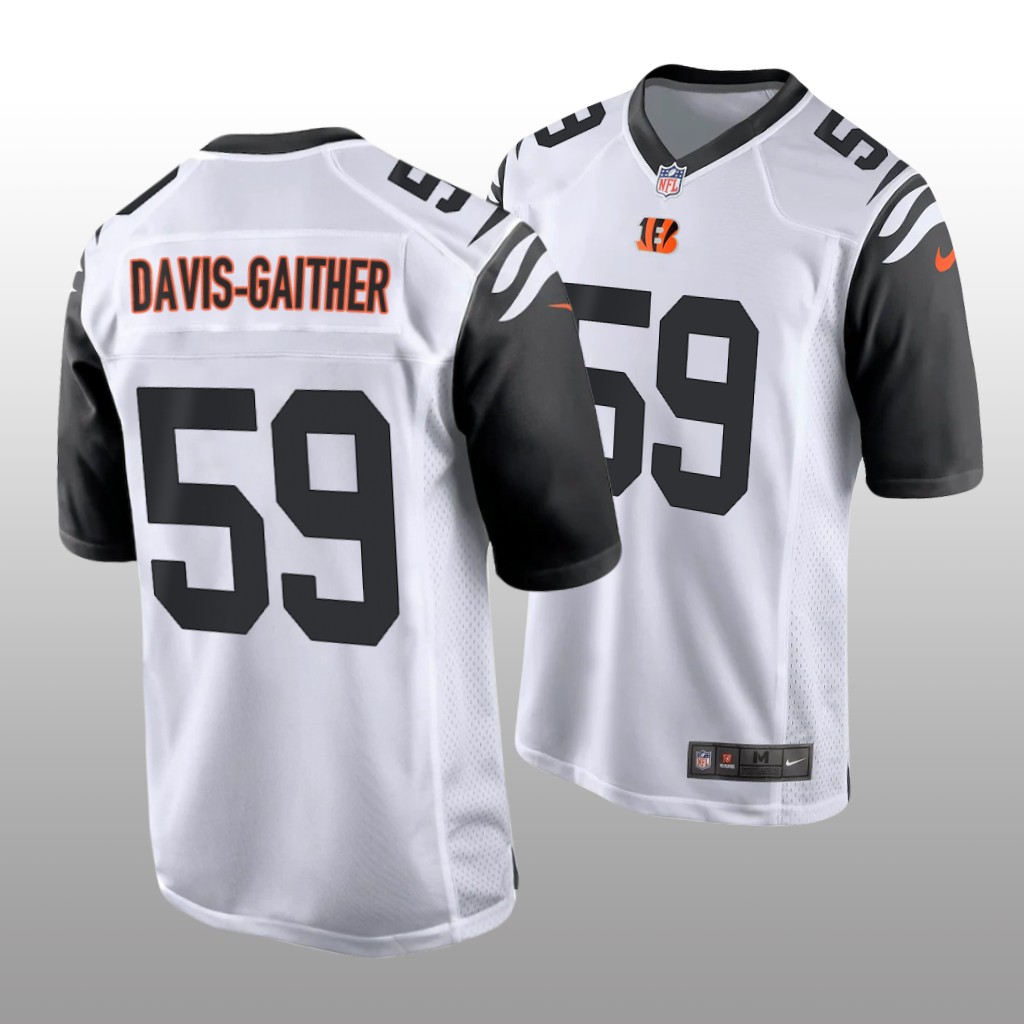 Cincinnati Bengals Akeem Davis-Gaither White Jersey Alternate Game - Men's