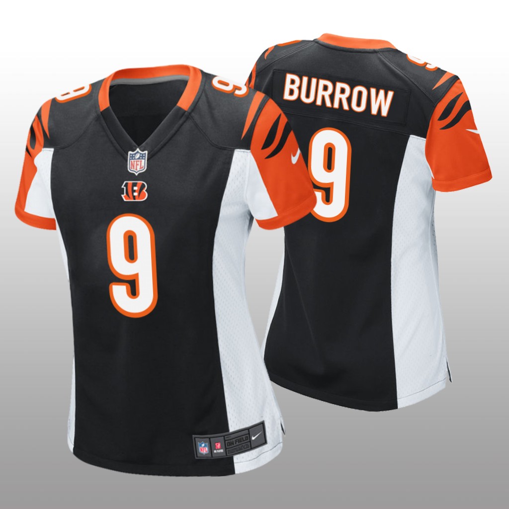 Cincinnati Bengals Black 2020 NFL Draft Joe Burrow Game Jersey