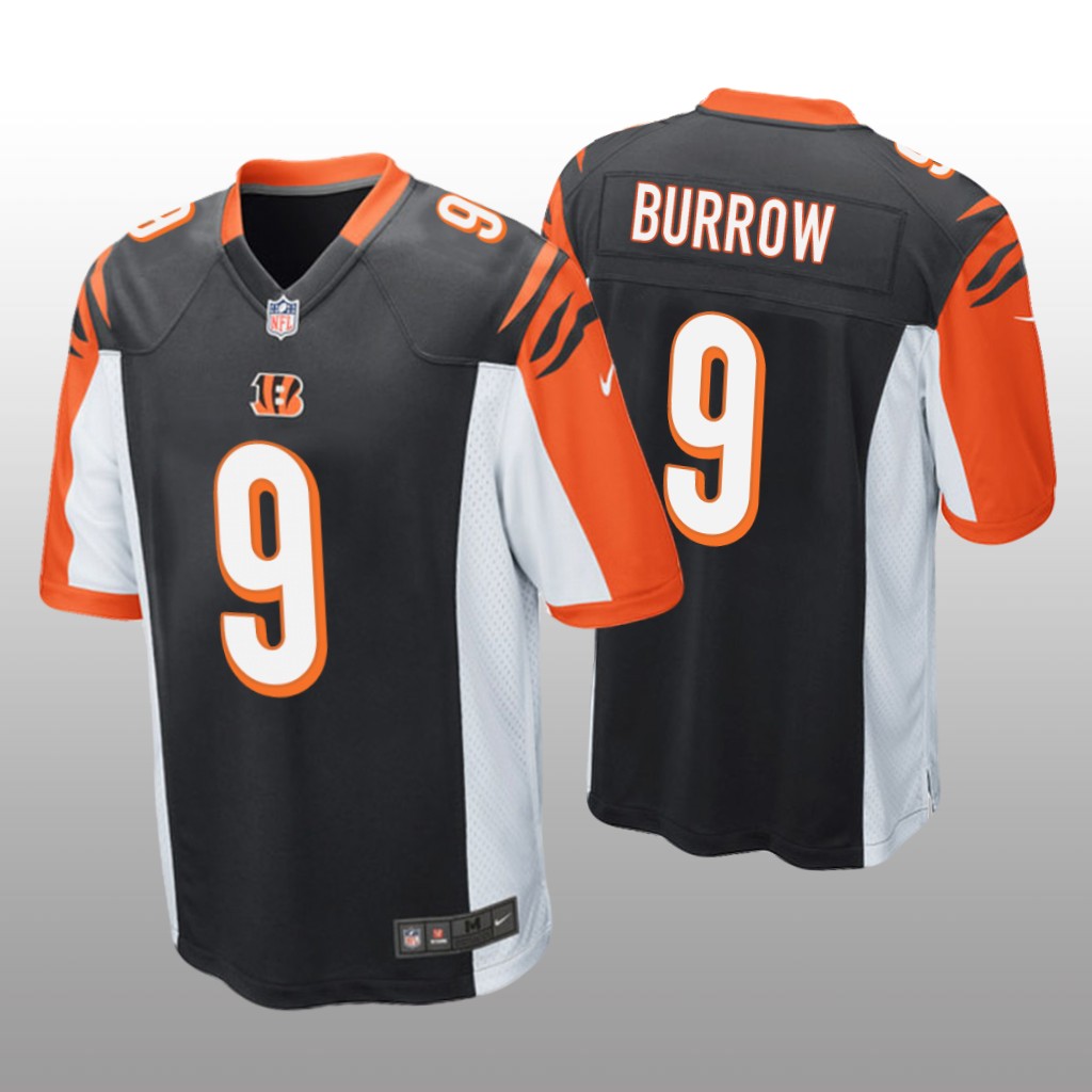 Cincinnati Bengals Black 2020 NFL Draft Joe Burrow Game Jersey