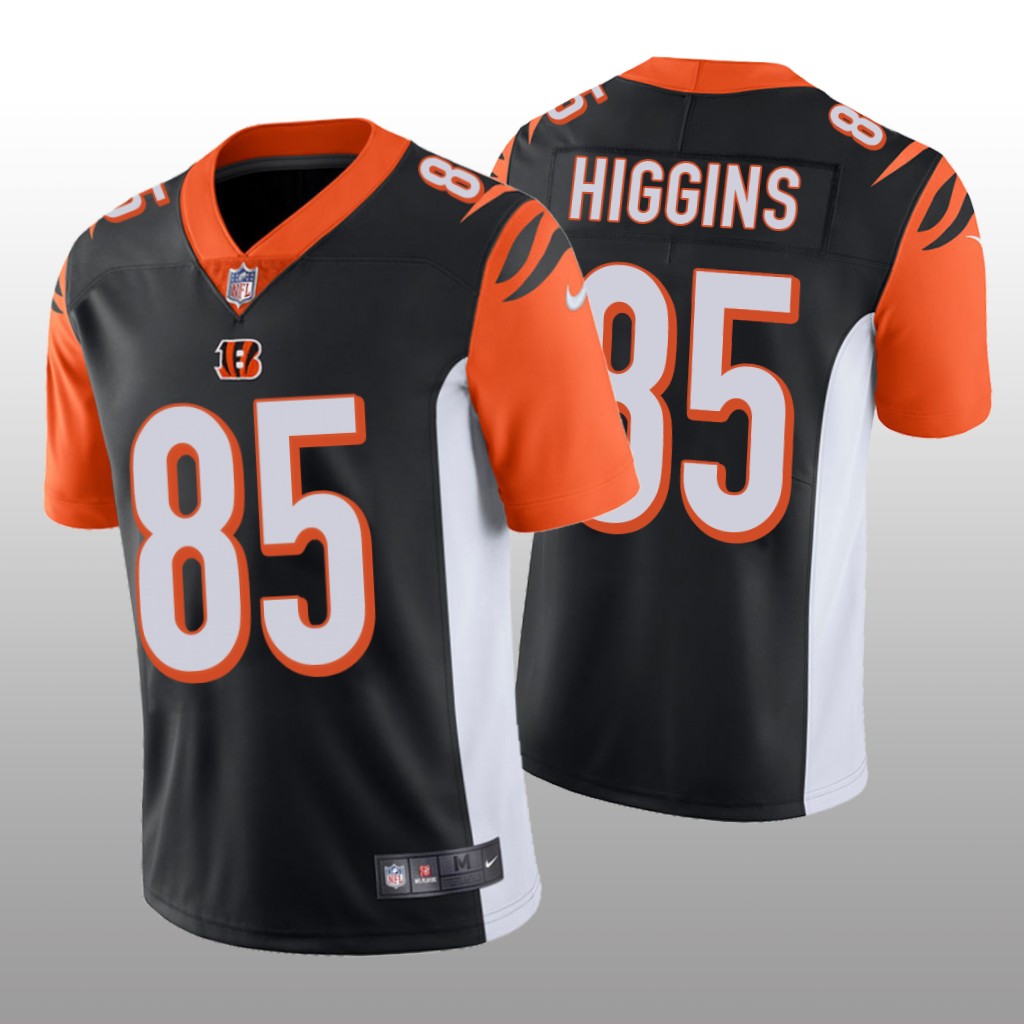 Cincinnati Bengals Black 2020 NFL Draft Vapor Limited Tee Higgins Jersey