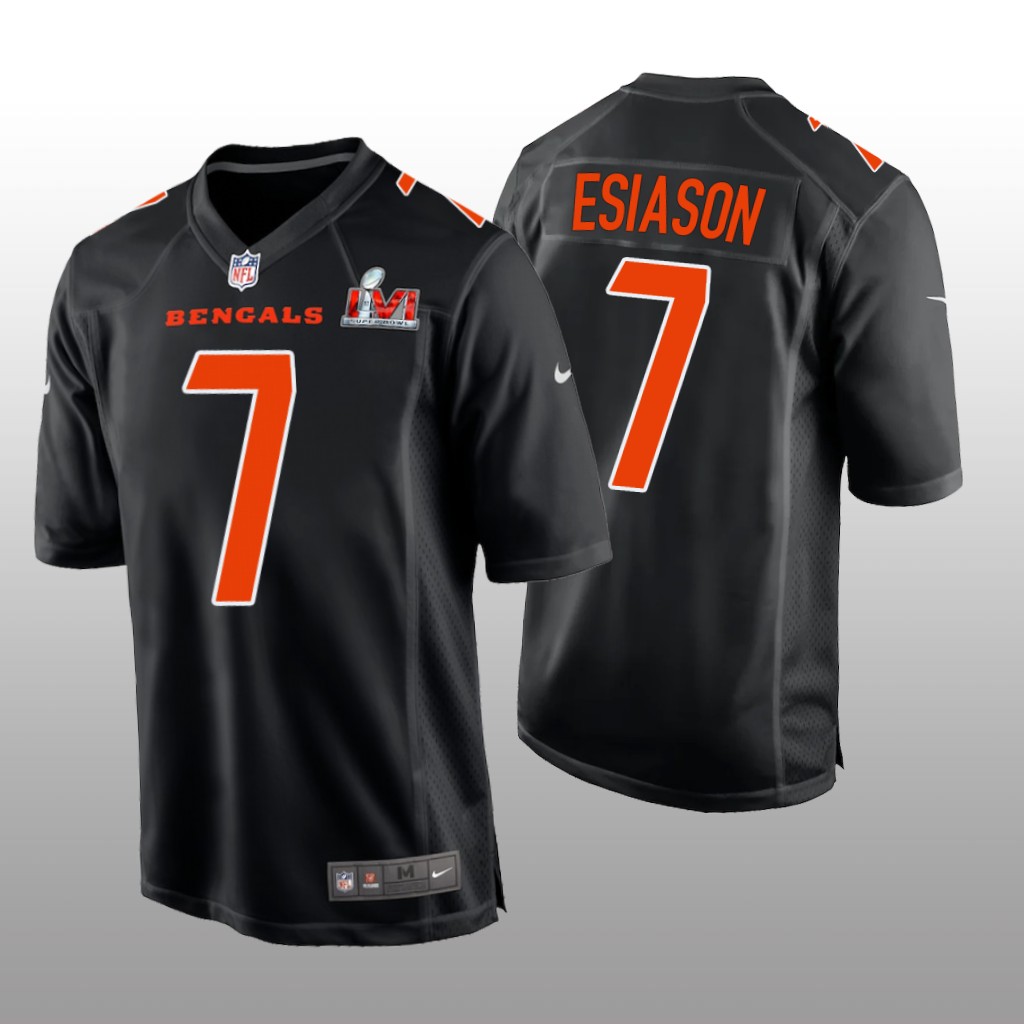 Cincinnati Bengals Boomer Esiason Black Game Fashion Jersey Super Bowl LVI
