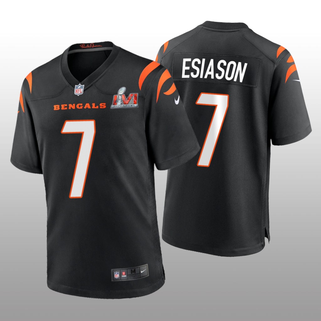 Cincinnati Bengals Boomer Esiason Black Game Jersey Super Bowl LVI - Men's
