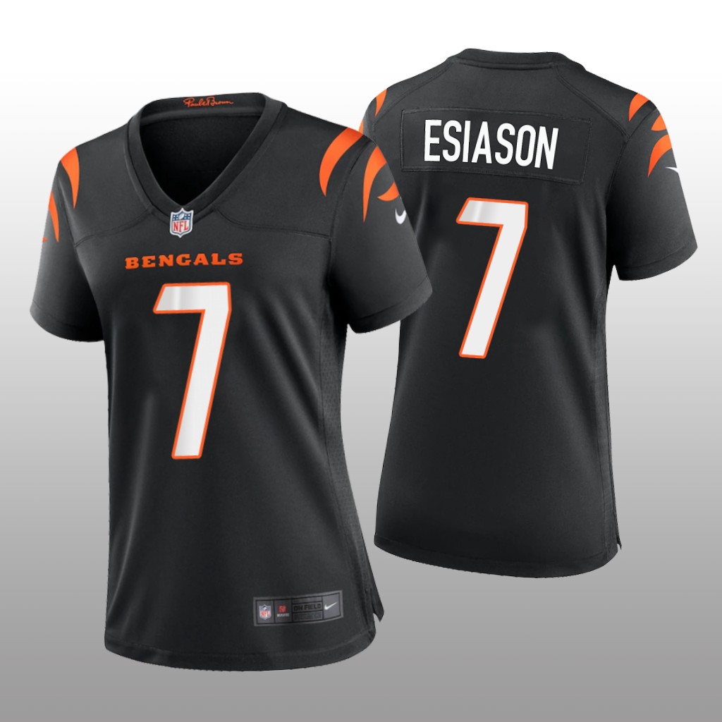 Cincinnati Bengals Boomer Esiason Black Jersey Game - Women's