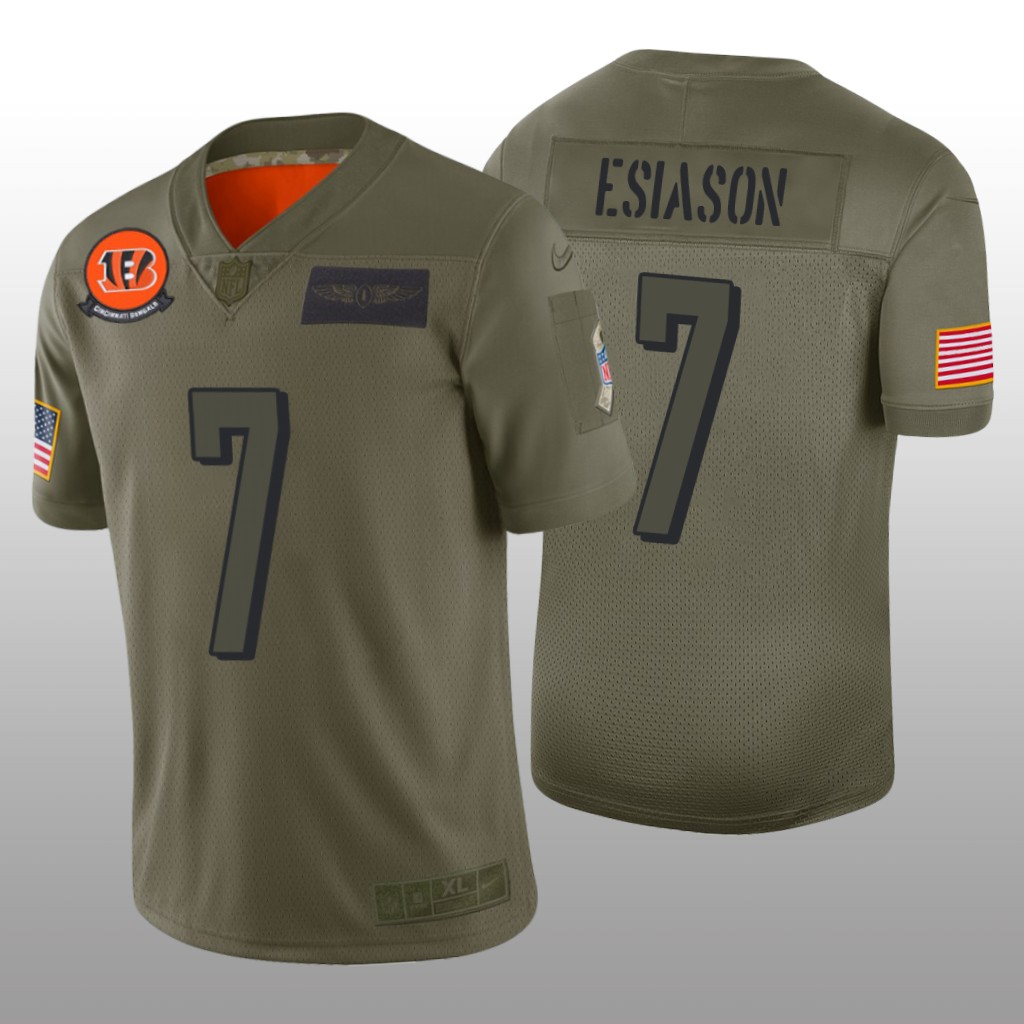 Cincinnati Bengals Boomer Esiason Camo Limited Jersey 2019 Salute to Service - Men's