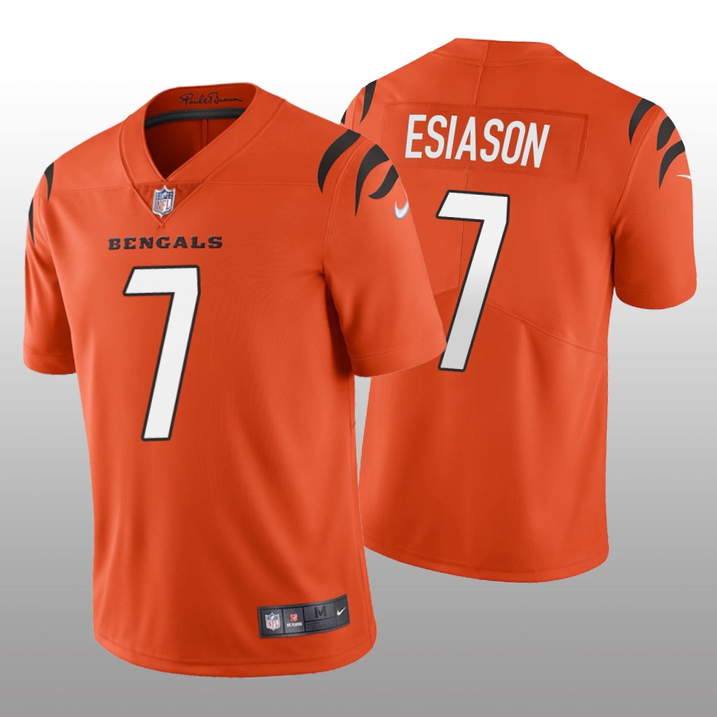 Cincinnati Bengals Boomer Esiason Orange Jersey 2021 Vapor Limited - Men's