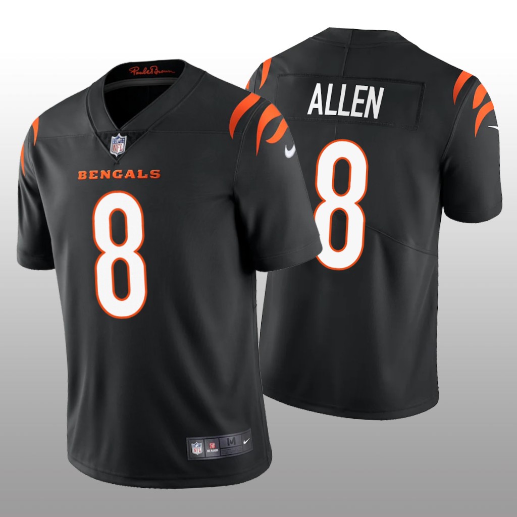 Cincinnati Bengals Brandon Allen Black Jersey 2021 Vapor Limited - Men's