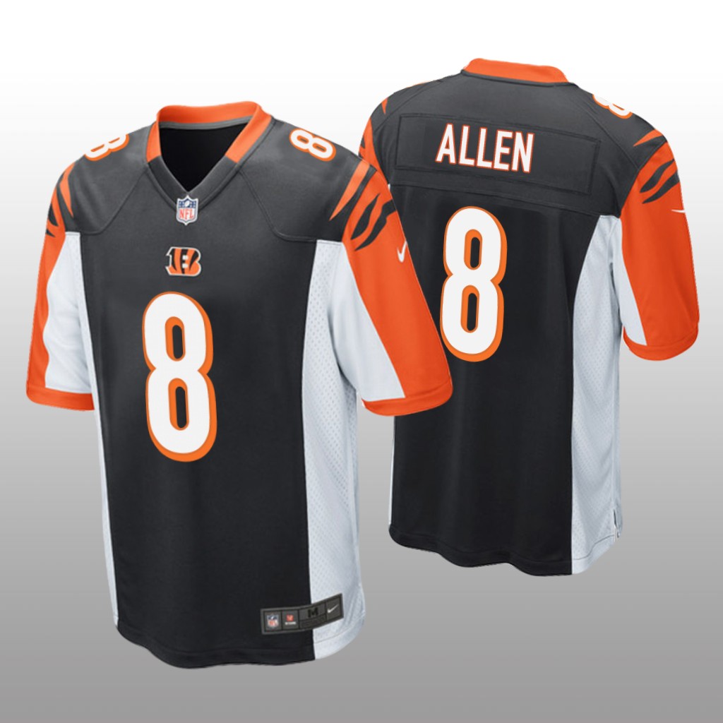 Cincinnati Bengals Brandon Allen Black Jersey Game - Men's