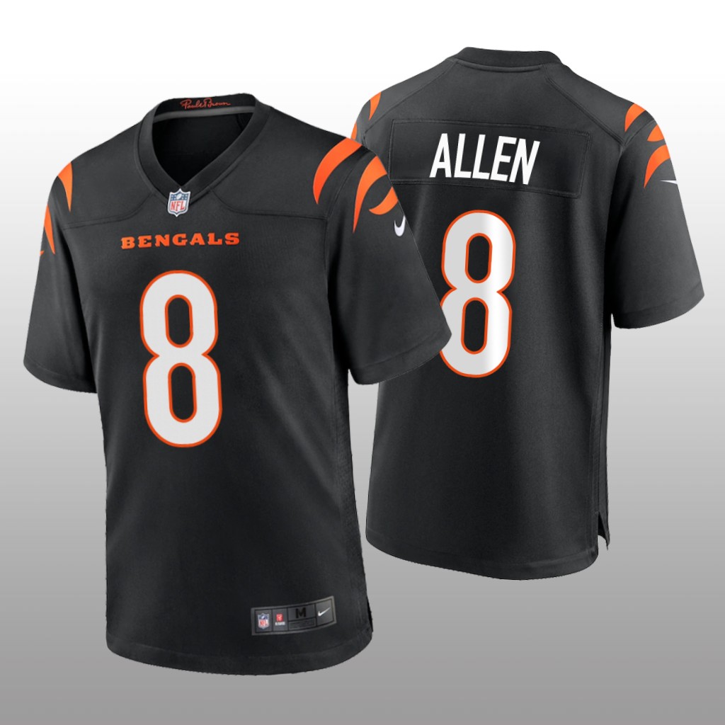 Cincinnati Bengals Brandon Allen Black Jersey Game - Men's
