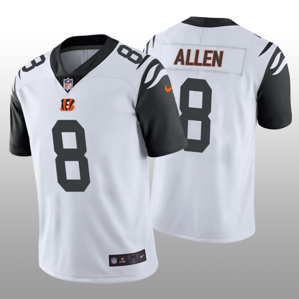 Cincinnati Bengals Brandon Allen White Jersey Color Rush Limited - Men's