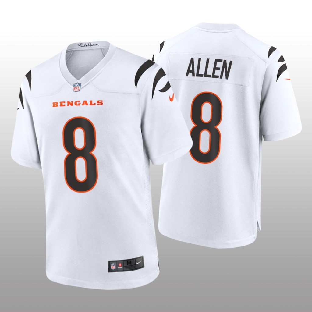 Cincinnati Bengals Brandon Allen White Jersey Game - Men's
