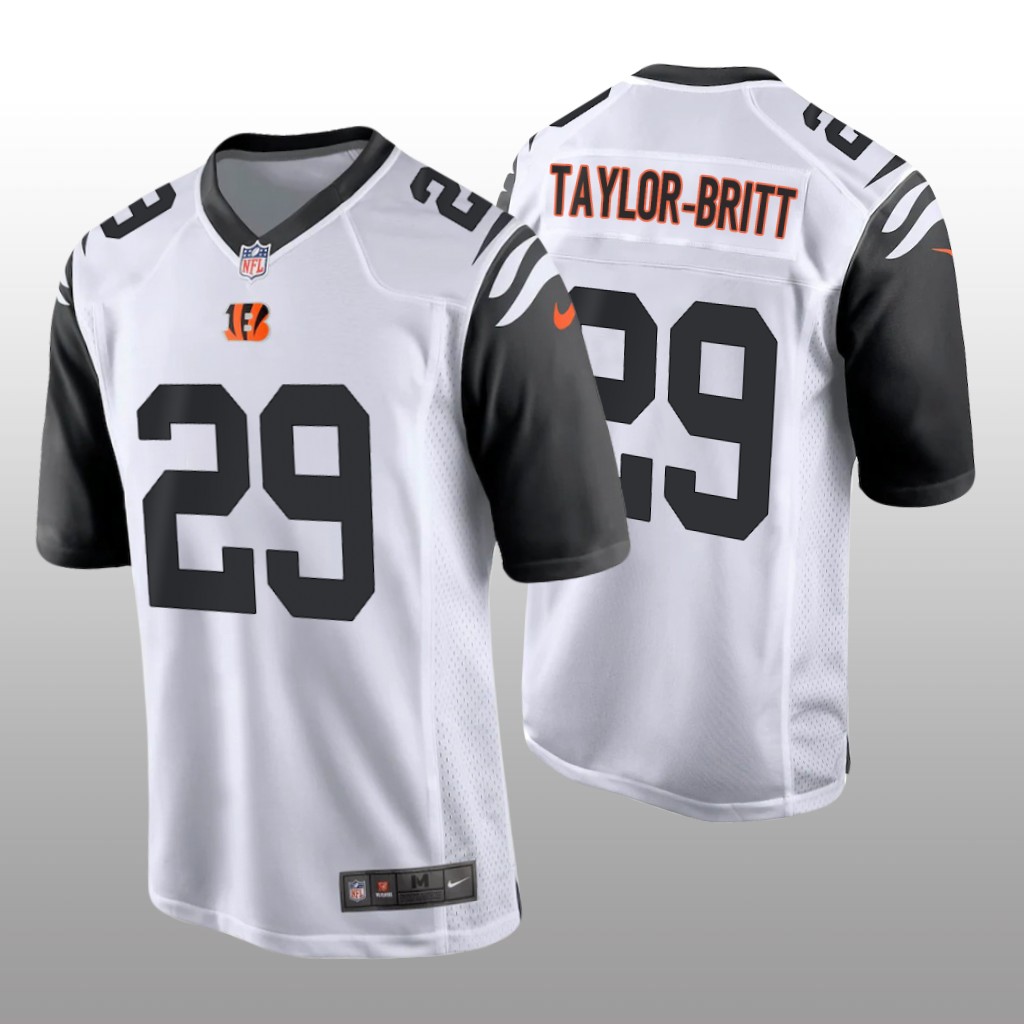 Cincinnati Bengals Cam Taylor-Britt White Jersey Alternate Game - Men's