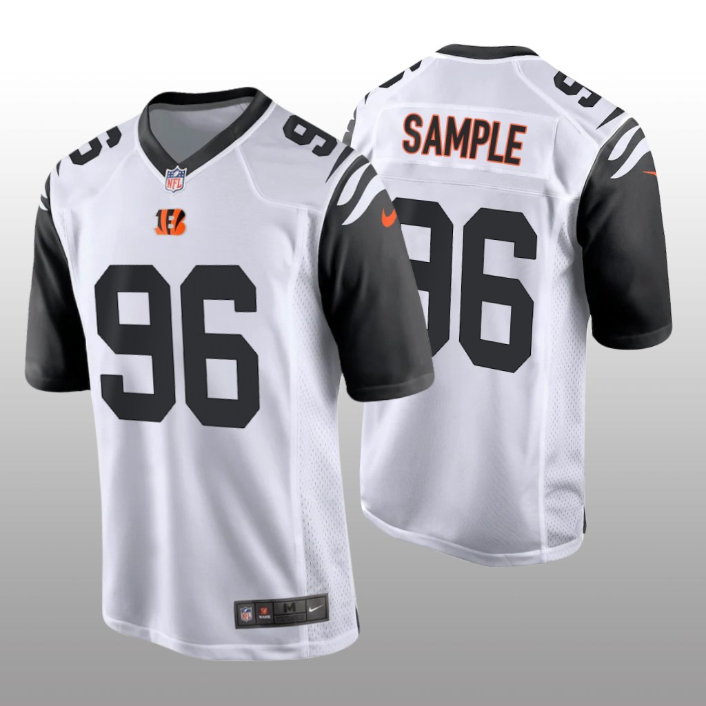 Cincinnati Bengals Cameron Sample White Jersey Alternate Game - Men's