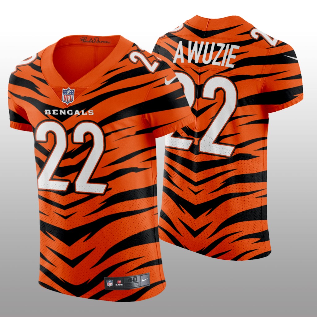 Cincinnati Bengals Chidobe Awuzie Orange Elite 2021-22 City Edition - Men's
