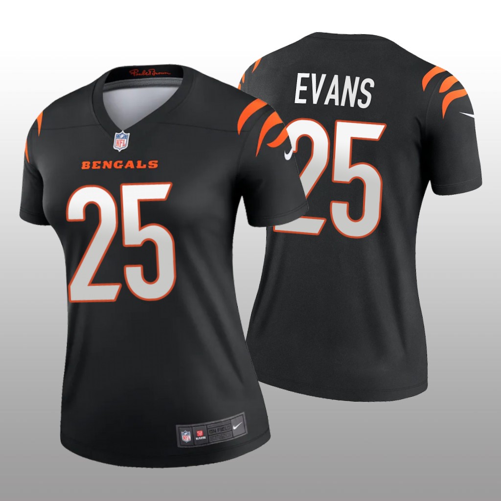 Cincinnati Bengals Chris Evans Black Jersey Legend - Women's