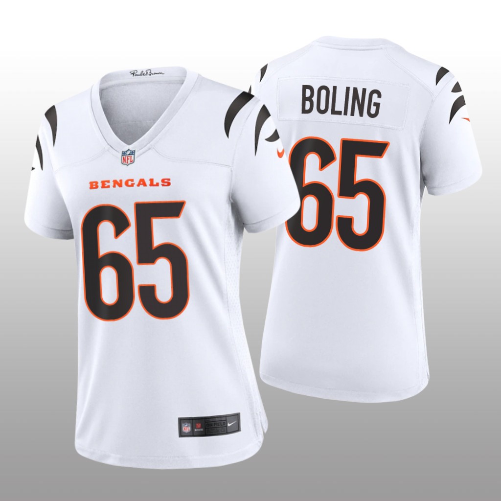 Cincinnati Bengals Clint Boling White Jersey Game - Women's