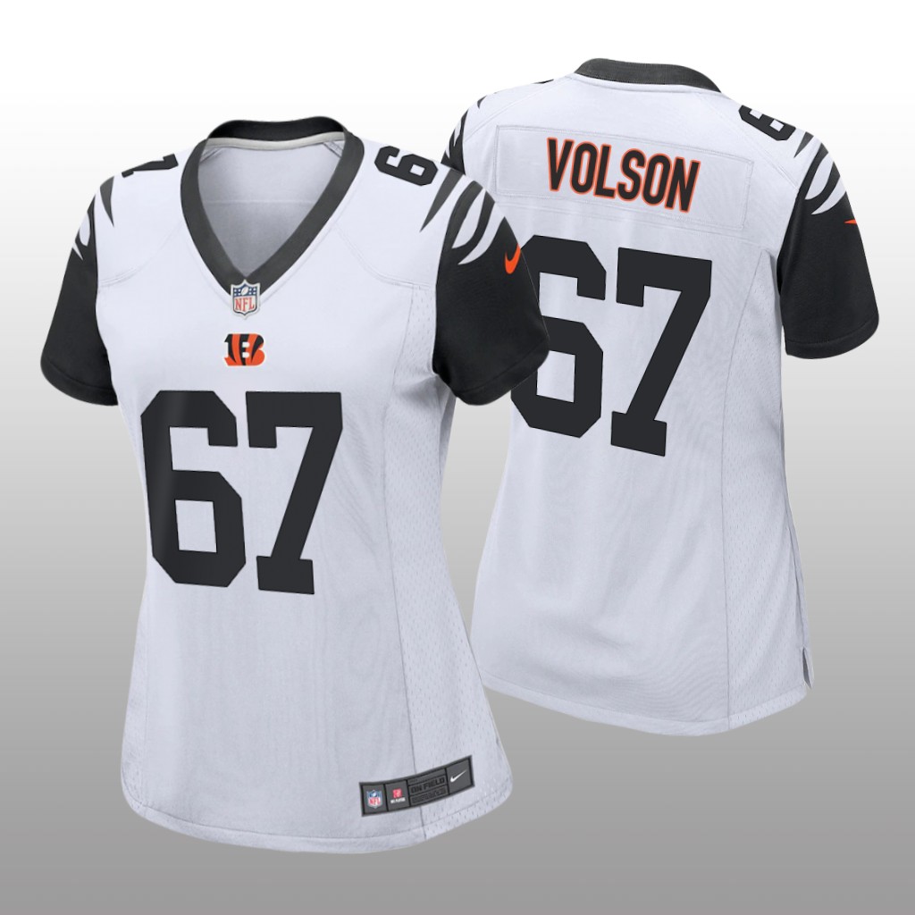 Cincinnati Bengals Cordell Volson White Jersey Alternate Game - Women's
