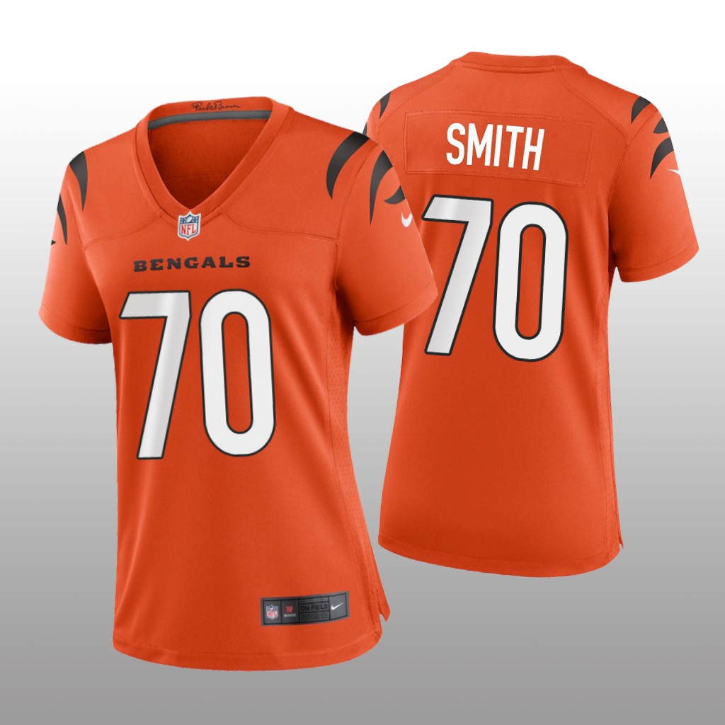 Cincinnati Bengals D'Ante Smith Orange Jersey Game - Women's