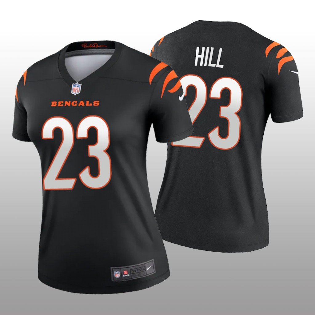 Cincinnati Bengals Daxton Hill Black Jersey Legend - Women's