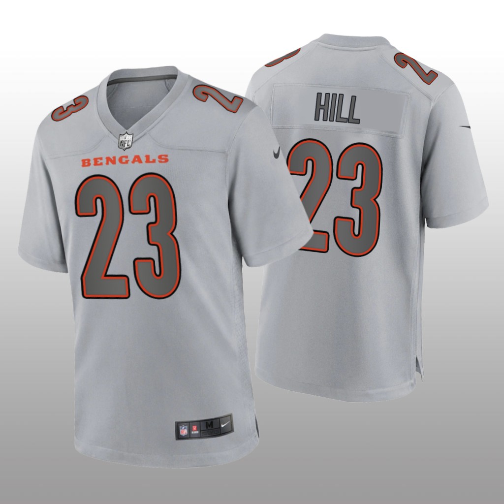 Cincinnati Bengals Daxton Hill Gray Jersey Atmosphere Fashion Game - Men's