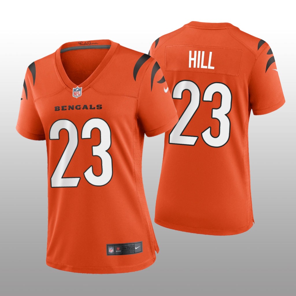 Cincinnati Bengals Daxton Hill Orange Jersey Game - Women's