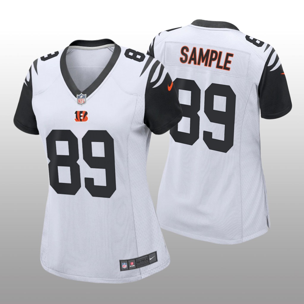 Cincinnati Bengals Drew Sample Black Jersey Alternate Game - Women's