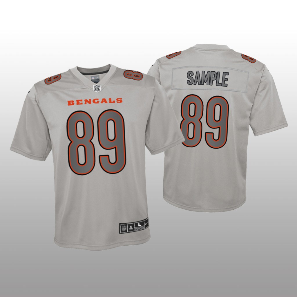 Cincinnati Bengals Drew Sample Gray Jersey Atmosphere Fashion Game - Youth