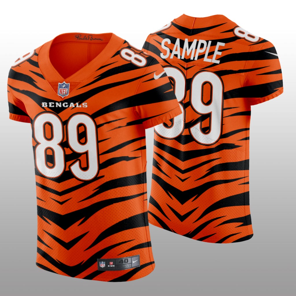 Cincinnati Bengals Drew Sample Orange Elite 2021-22 City Edition - Men's