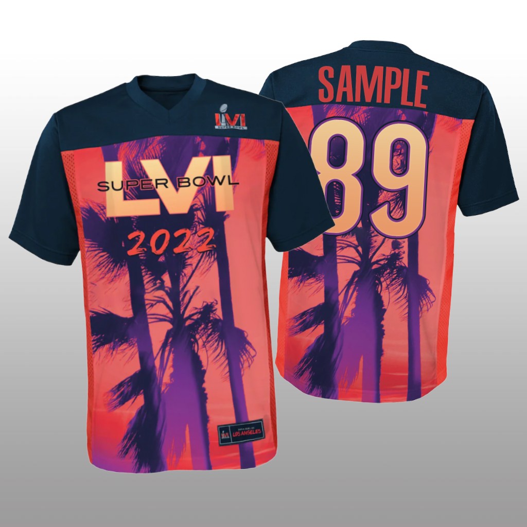 Cincinnati Bengals Drew Sample Red Black Game Jersey Super Bowl LVI