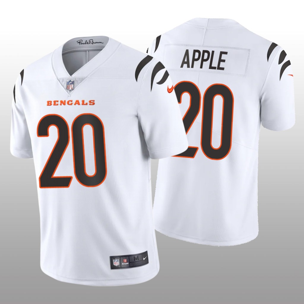 Cincinnati Bengals Eli Apple White Jersey Vapor Limited - Men's