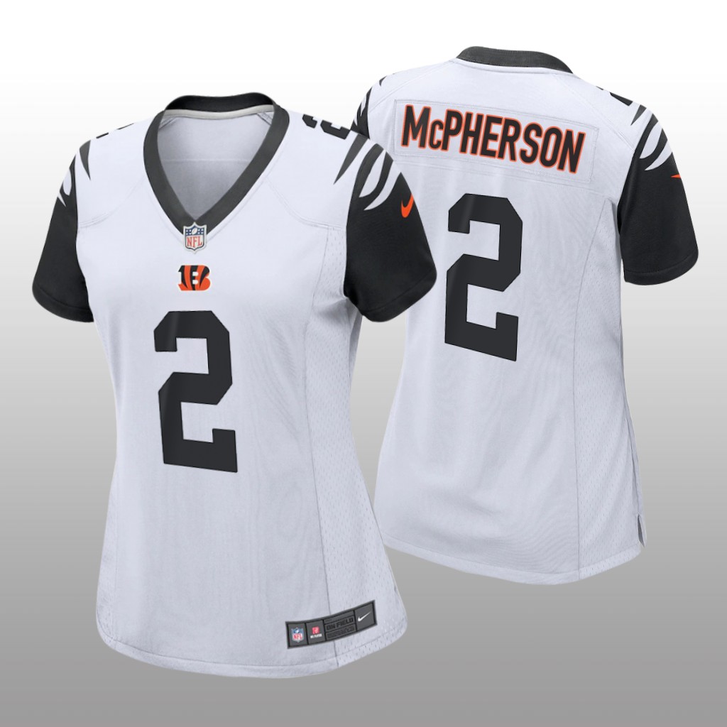 Cincinnati Bengals Evan McPherson White Jersey Alternate Game - Women's