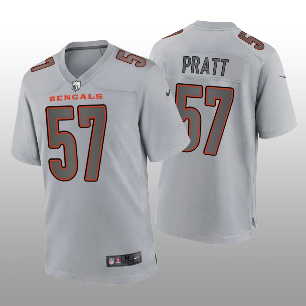 Cincinnati Bengals Germaine Pratt Gray Jersey Atmosphere Fashion Game - Men's