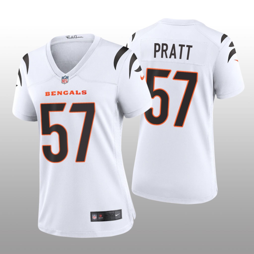 Cincinnati Bengals Germaine Pratt White Jersey Game - Women's