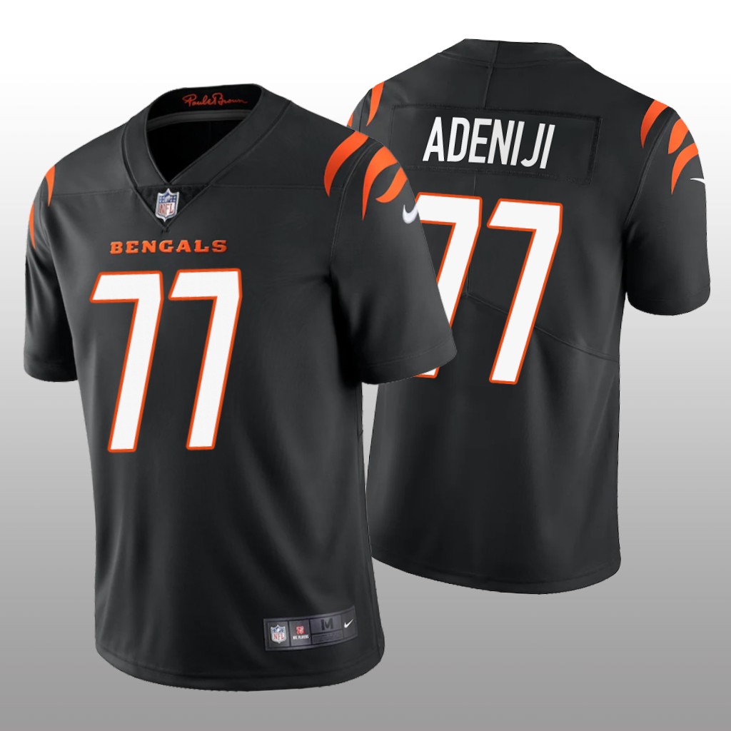 Cincinnati Bengals Hakeem Adeniji Black Jersey 2021 Vapor Limited - Men's