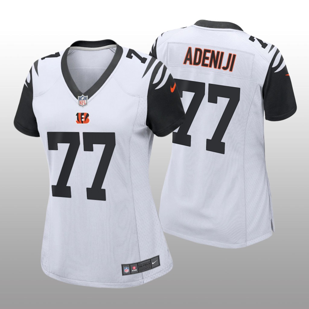 Cincinnati Bengals Hakeem Adeniji Black Jersey Alternate Game - Women's