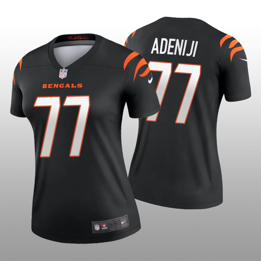 Cincinnati Bengals Hakeem Adeniji Black Jersey Legend - Women's