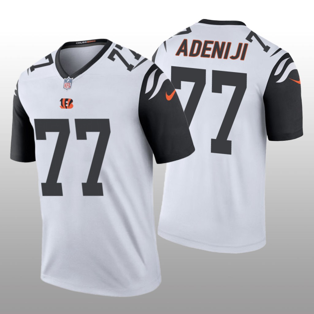 Cincinnati Bengals Hakeem Adeniji White Jersey Color Rush Legend - Men's