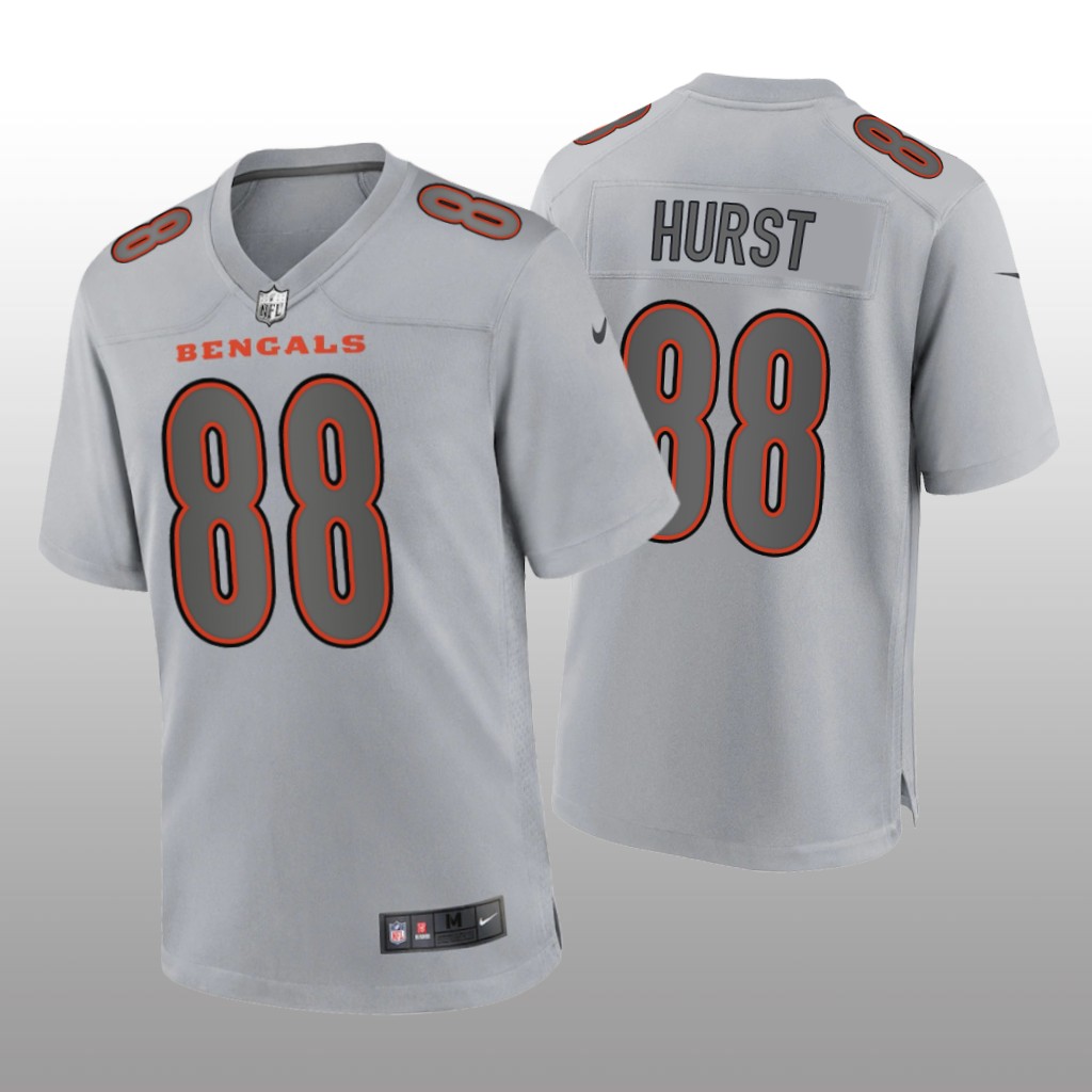 Cincinnati Bengals Hayden Hurst Gray Jersey Atmosphere Fashion Game - Men's