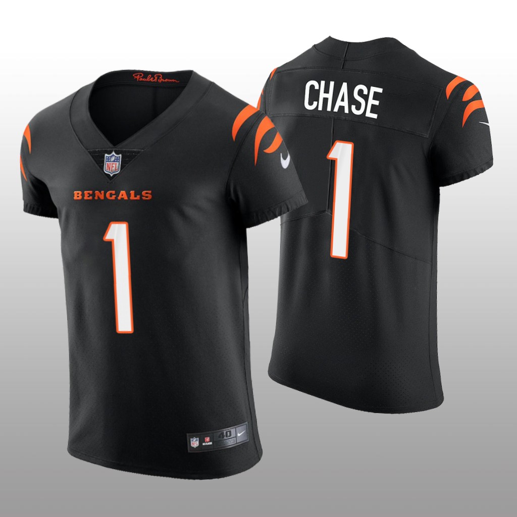 Cincinnati Bengals Ja'Marr Chase Black Jersey Vapor Elite Men's