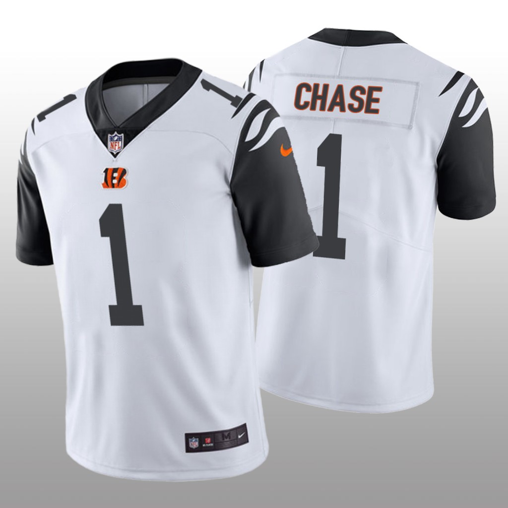 Cincinnati Bengals Ja'Marr Chase White Jersey Color Rush Limited - Men's