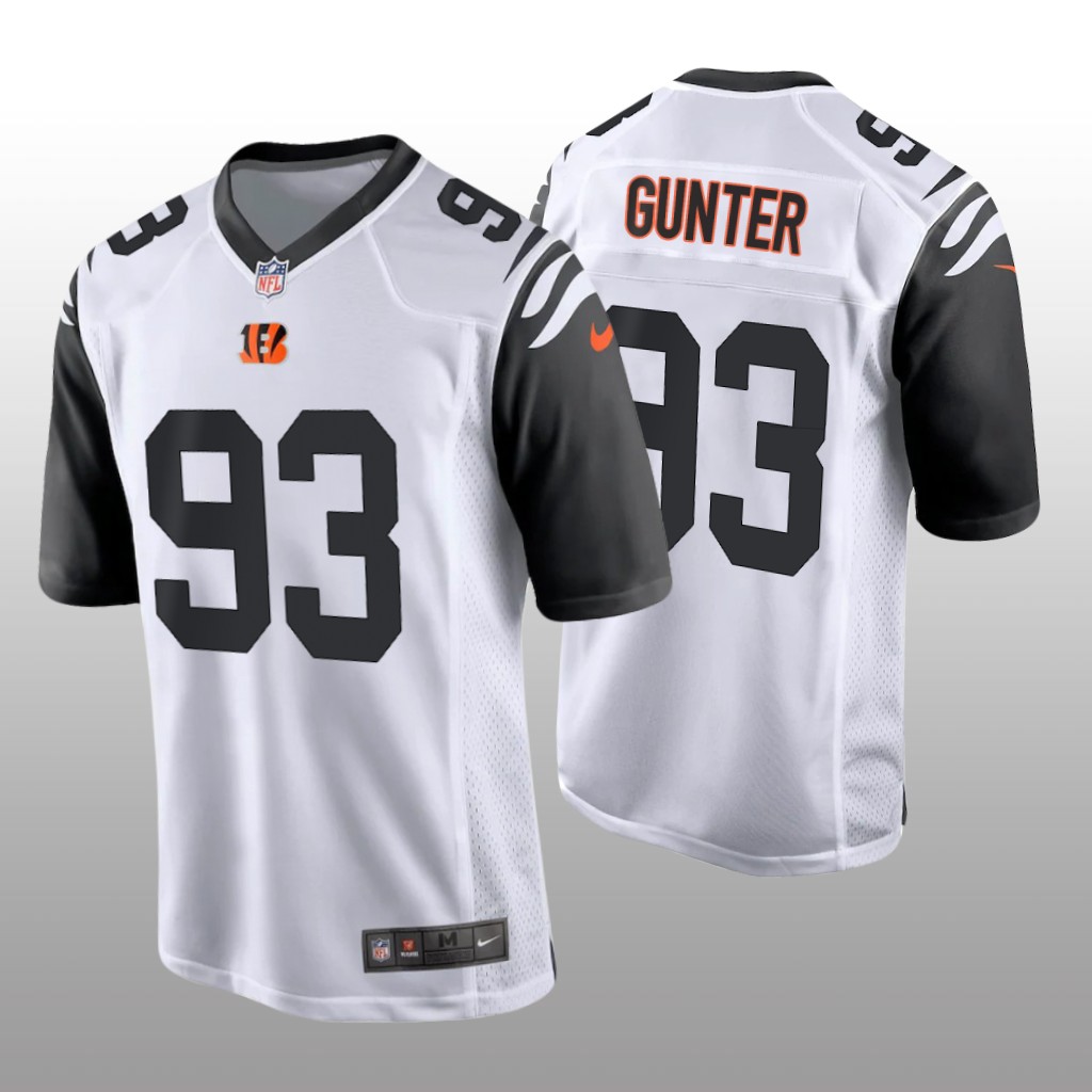 Cincinnati Bengals Jeffrey Gunter White Jersey Alternate Game - Men's