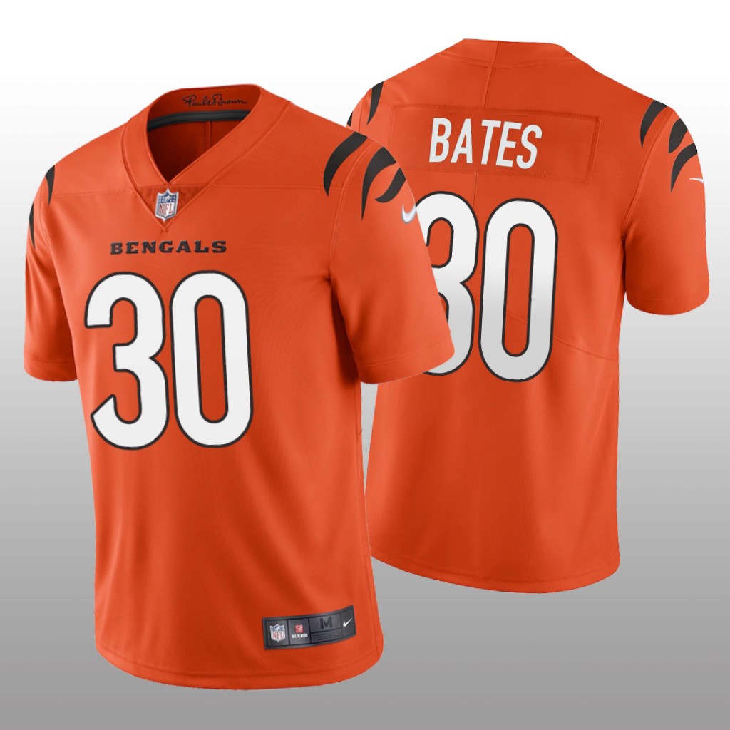 Cincinnati Bengals Jessie Bates III Orange Jersey 2021 Vapor Limited - Men's