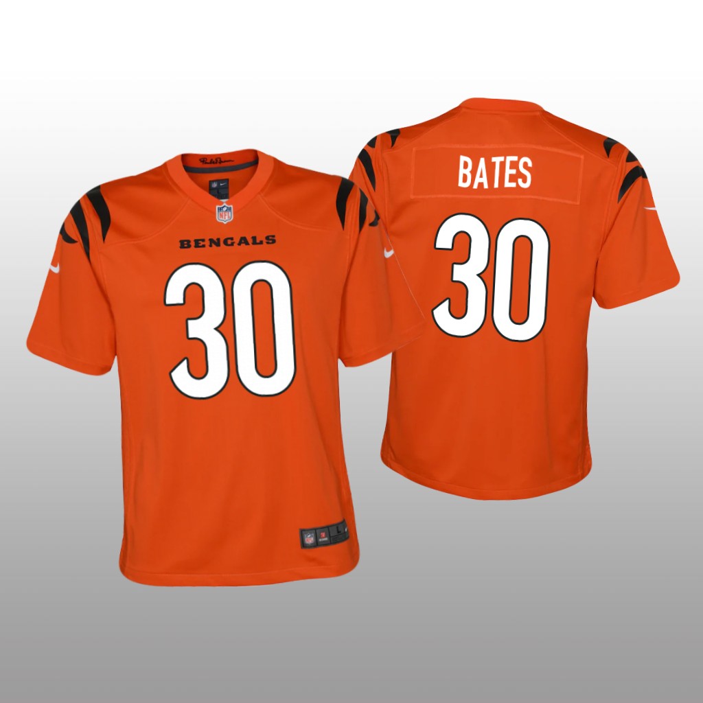 Cincinnati Bengals Jessie Bates III Orange Jersey Game - Youth